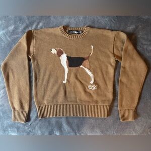 Ralph Lauren Brown Dog Sweater